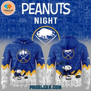 Buffalo Sabres 75th Anniversary Of Peanuts Hoodie T Shirt