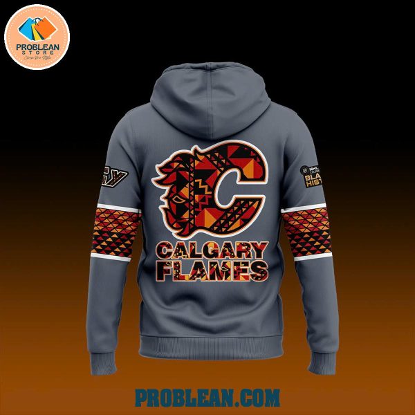 Calgary Flames Black History Month Hoodie T Shirt