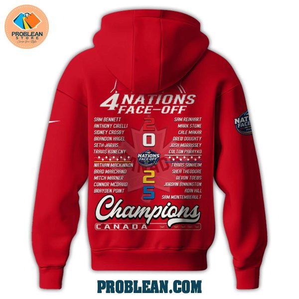 Canada Hockey 2025 Nations Face Off Champions Hoodie T Shirt