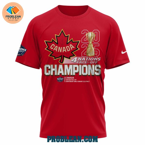 Canada Hockey 2025 Nations Face Off Champions Hoodie T Shirt