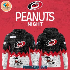 Carolina Hurricanes 75th Anniversary Snoopy Peanuts Hoodie T Shirt