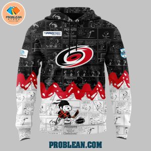 Carolina Hurricanes 75th Anniversary Snoopy Peanuts Hoodie T Shirt