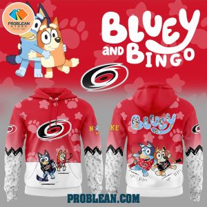 Carolina Hurricanes Bluey and Bingo Hoodie T Shirt