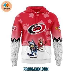 Carolina Hurricanes Bluey and Bingo Hoodie T Shirt