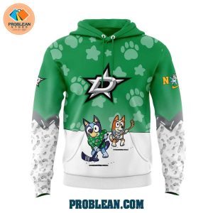 Dallas Stars Bluey and Bingo Hoodie T Shirt