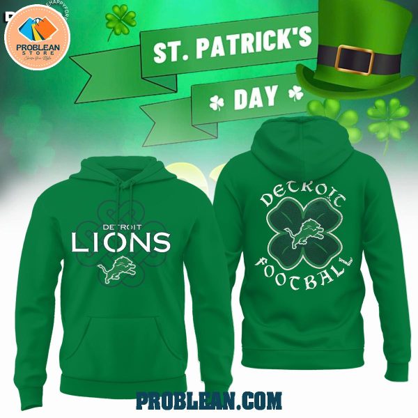 Detroit Lions Football St. Patricks’s Day Hoodie T Shirt