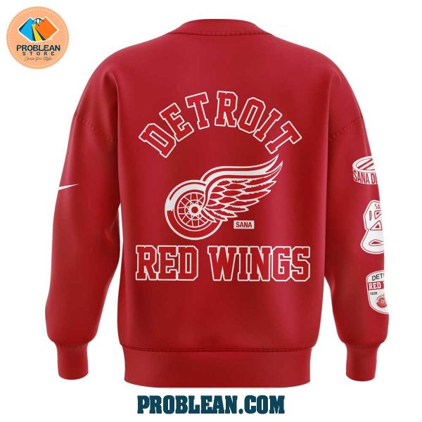 Detroit Red Wings Sana Red Hoodie T Shirt