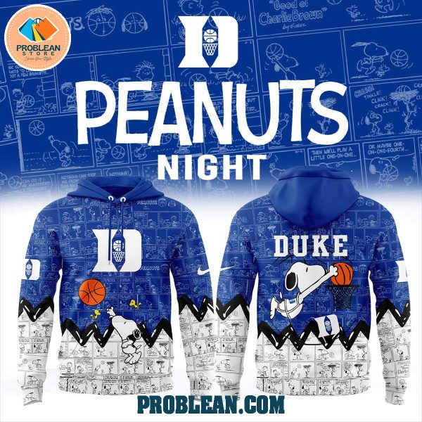 Duke Men’s Basketball 75th Anniversary Of Peanuts Hoodie T Shirt