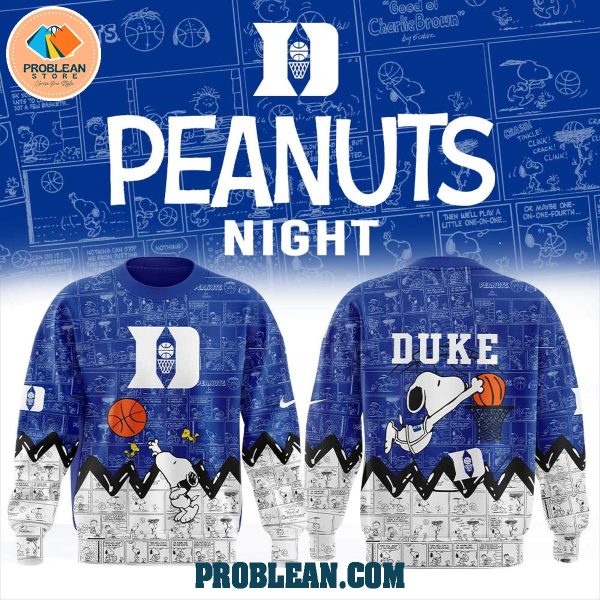 Duke Men’s Basketball 75th Anniversary Of Peanuts Hoodie T Shirt