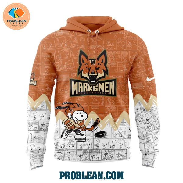 Fayetteville Marksmen 75th Anniversary Of Peanuts Hoodie T Shirt