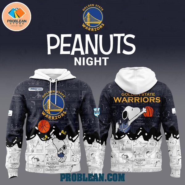 Golden State Warriors Happiness 75 Years Of Peanuts Hoodie T Shirt