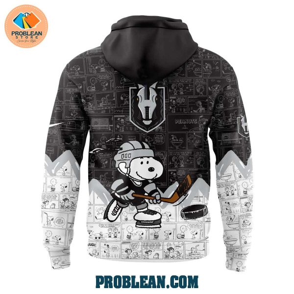 Henderson Silver Knights 75th Anniversary Snoopy Peanuts Hoodie T Shirt