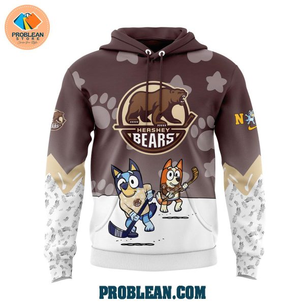 Hershey Bears Bluey and Bingo Hoodie T Shirt