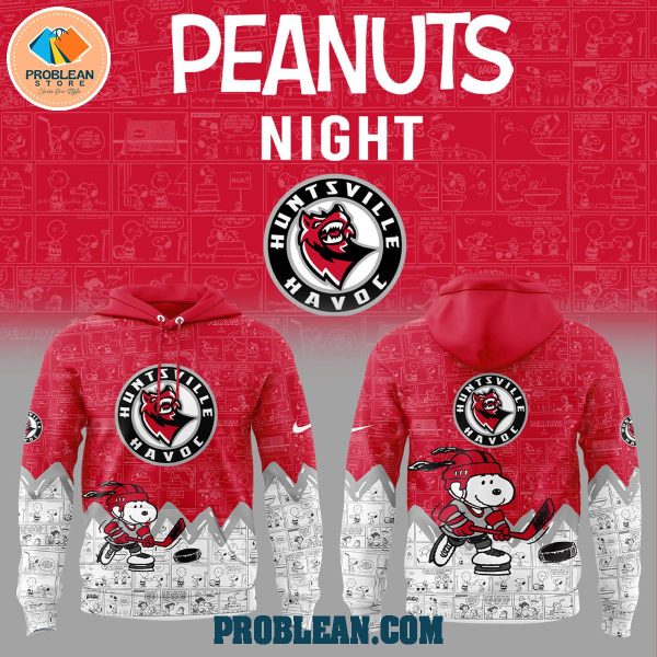 Huntsville Havoc 75th Anniversary Snoopy Peanuts Hoodie T Shirt