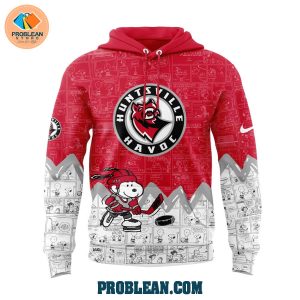 Huntsville Havoc 75th Anniversary Snoopy Peanuts Hoodie T Shirt