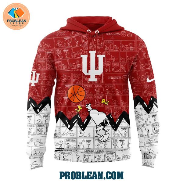 Indiana Men’s Basketball 75th Anniversary Of Peanuts Hoodie T Shirt