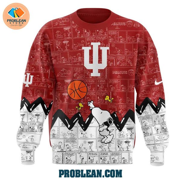 Indiana Men’s Basketball 75th Anniversary Of Peanuts Hoodie T Shirt