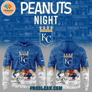 Kansas City Royals 75th Anniversary Of Peanuts Hoodie T Shirt