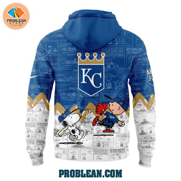 Kansas City Royals 75th Anniversary Of Peanuts Hoodie T Shirt