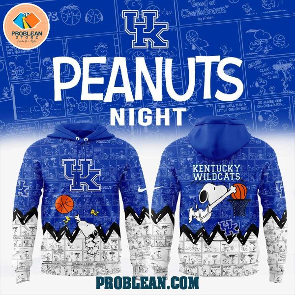 Kentucky Men’s Basketball 75th Anniversary Snoopy Peanuts Hoodie T Shirt