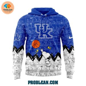 Kentucky Men’s Basketball 75th Anniversary Snoopy Peanuts Hoodie T Shirt