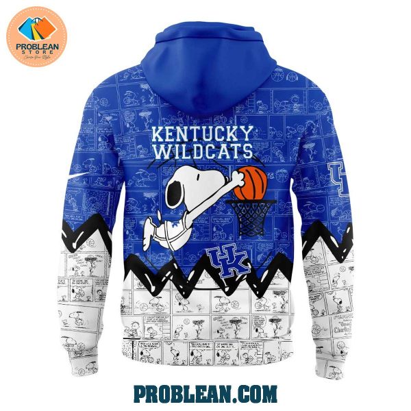 Kentucky Men’s Basketball 75th Anniversary Snoopy Peanuts Hoodie T Shirt