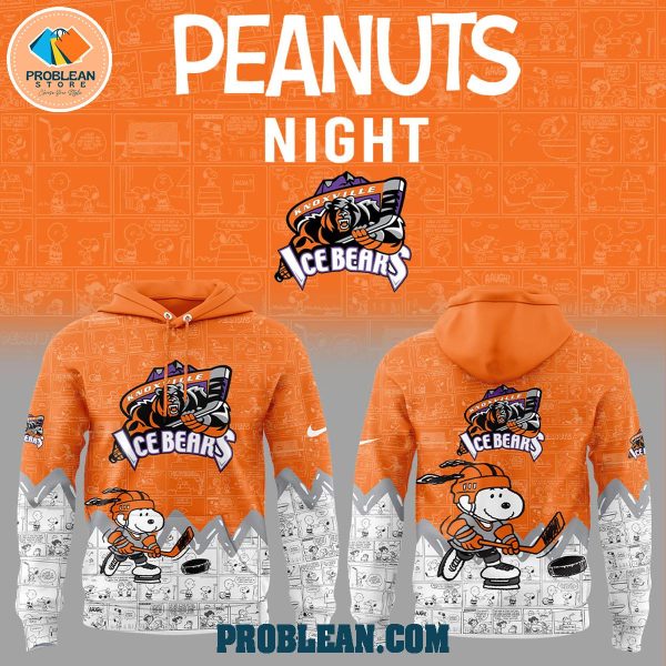 Knoxville Ice Bears 75th Anniversary Of Peanuts Hoodie T Shirt