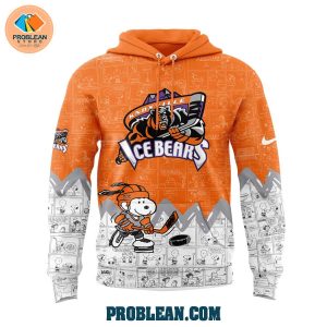 Knoxville Ice Bears 75th Anniversary Of Peanuts Hoodie T Shirt