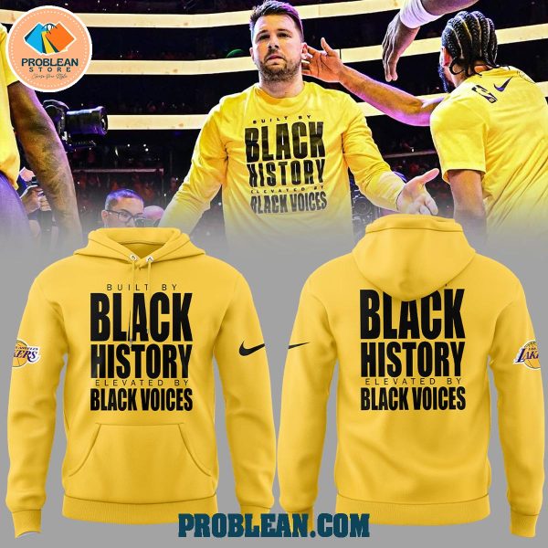 Los Angeles Lakers Luka Doncic Black History Hoodie T Shirt