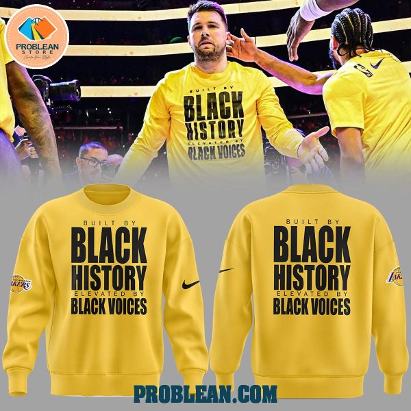 Los Angeles Lakers Luka Doncic Black History Hoodie T Shirt