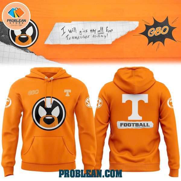 Men’s Tennessee Volunteers Football GBO Hoodie T Shirt