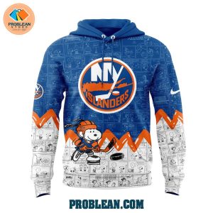 New York Islanders 75th Anniversary Of Peanuts Hoodie T Shirt