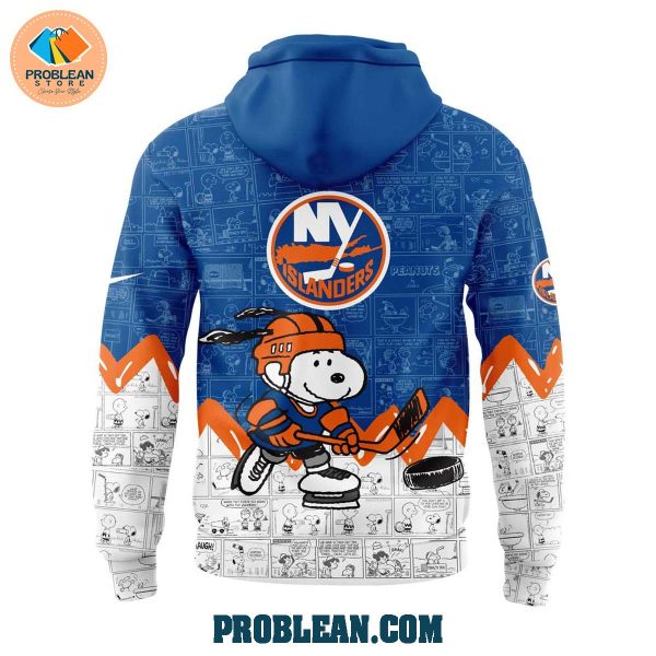 New York Islanders 75th Anniversary Of Peanuts Hoodie T Shirt