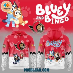 Ottawa Senators Bluey and Bingo Hoodie T Shirt