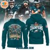 Philadelphia Eagles 2x Super Bowl Champions Black Hoodie T Shirt