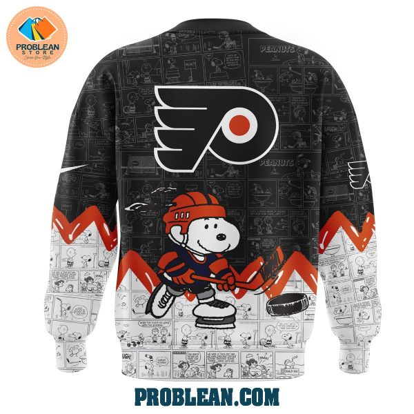 Philadelphia Flyers 75th Anniversary Of Peanuts Hoodie T Shirt