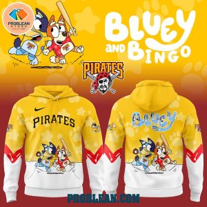 Pittsburgh Pirates Bluey and Bingo Hoodie T Shirt