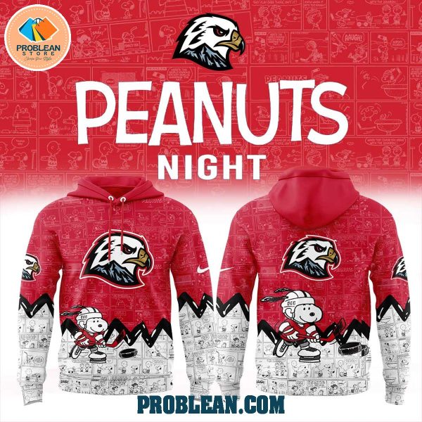 Portland Winterhawks 75th Anniversary Of Peanuts Hoodie T Shirt