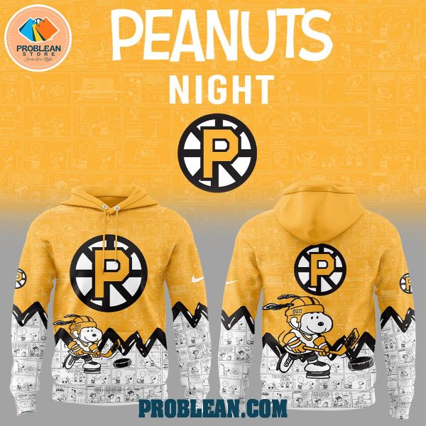 Providence Bruins 75th Anniversary Snoopy Peanuts Hoodie T Shirt