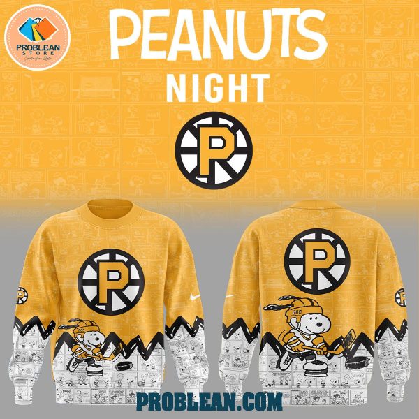 Providence Bruins 75th Anniversary Snoopy Peanuts Hoodie T Shirt