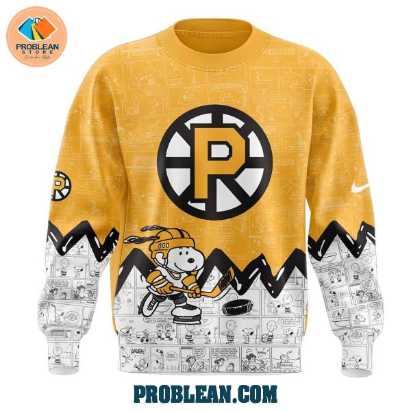 Providence Bruins 75th Anniversary Snoopy Peanuts Hoodie T Shirt