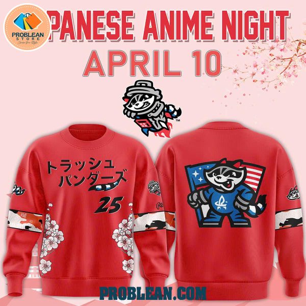 Rocket City Trash Pandas Japanese Anime Night Hoodie T Shirt