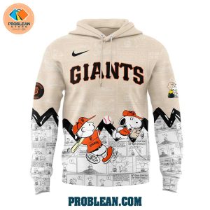 San Francisco Giants Happiness 75 Years Of Peanuts Hoodie T Shirt