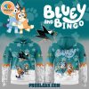 San Diego Padres Bluey and Bingo Brown Hoodie T Shirt