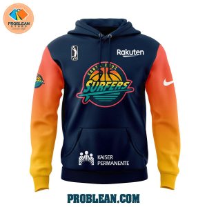 Santa Cruz Warriors Surfers Threads Unifrom Hoodie T Shirt