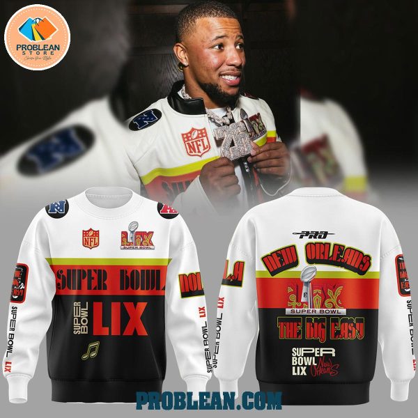 Saquon Barkley Super Bowl LIX Pro Standard City Pinnacle Moto Hoodie T Shirt