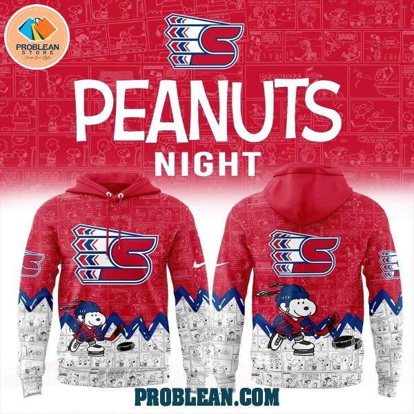 Spokane Chiefs 75th Anniversary Of Peanuts Hoodie T Shirt