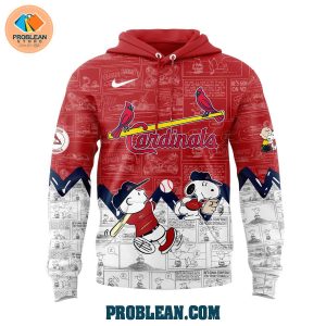 St.Louis Cardinals 75th Anniversary Snoopy Peanuts Hoodie T Shirt