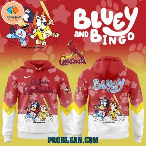 St.Louis Cardinals Bluey and Bingo Hoodie T Shirt