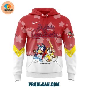 St.Louis Cardinals Bluey and Bingo Hoodie T Shirt